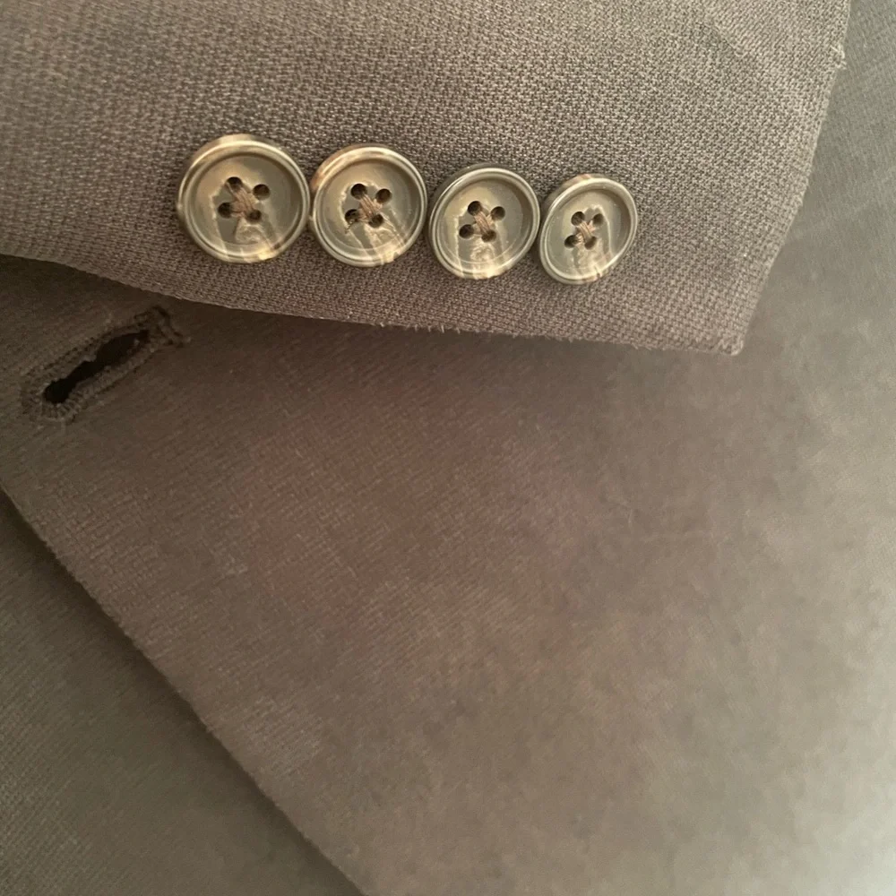 Lauren Ralph‎ Lauren Mens 44R Black Two Button Blazer Sport Coat Classic Capsule